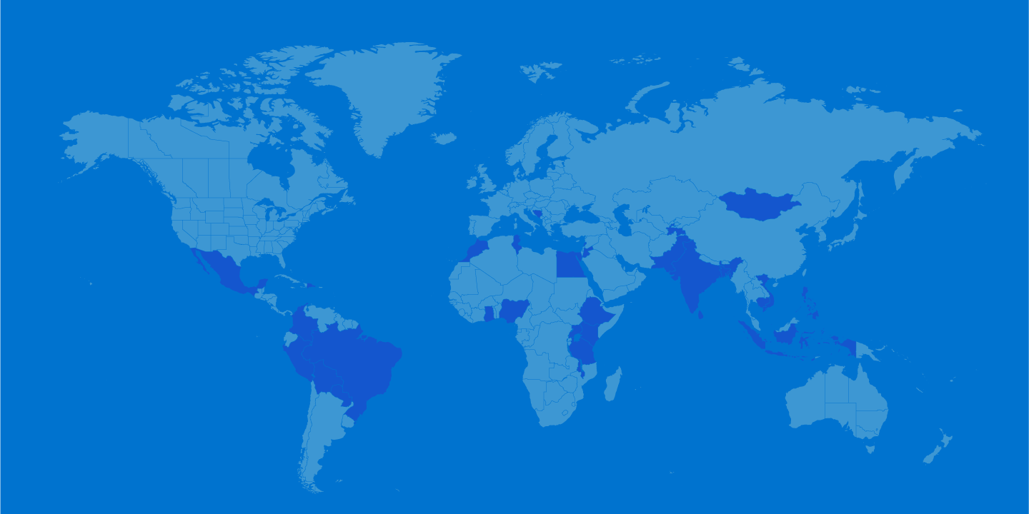 world map