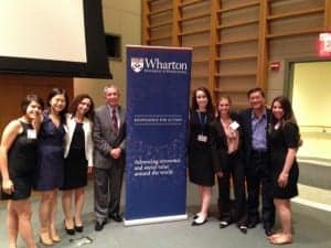 Women's World Banking Staff with Mike Useem at the Wharton Leadership Conference
