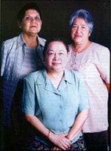 The founding leaders of NWTF, Suzzette Gaston, Corazon Henares and Dr. Cecilia del Castillo