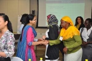 High-potential women leaders during the Women in Leadership Program (Mumbai, 2016)