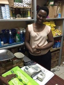 One of the Rwandan women entrepreneurs we met