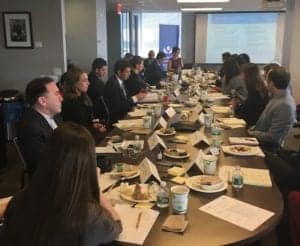 Roundtable participants discuss digital financial services for women