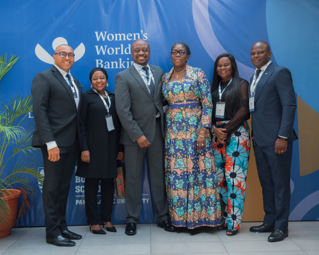 Part of Women's World Banking's Africa team with Board Member, Zouera Youssoufou, Managing Director/CEO of the Aliko Dangote Foundation